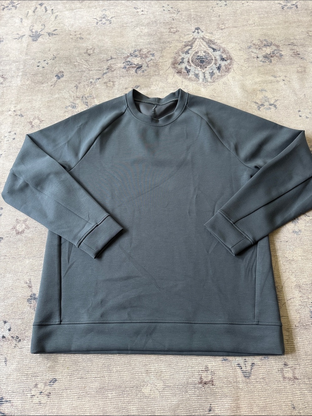 lululemon athletica Men's Crewneck Sweater in grey/blue